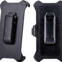 WallSkiN 2 Pack Replacement Belt Clip Holster for Apple iPhone 15 OtterBox Defender Series Case | Clip for Belt Holder (Case Not Included)