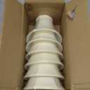 Wellmet Chandelier Shades, ONLY FOR CANDELABRA BULBS, Clip-on Fitter Lamp Shades, 3" X 6" X 5", 6 pcs Set