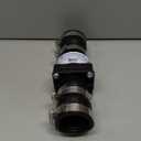 Hydro Master Plastic Sump Pump Check Valve with Stainless Steel Clamps for 1-1/2 inch or 1-1/4 inch