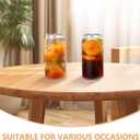 ABOOFAN 10pcs Plastic Juice Bottles with Sealed Aluminum Caps, 400ml Leakproof Drink Containers  Compatible for Automatic Cup Sealer