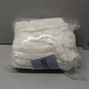 BEDELITE Fleece Throw Blanket for Couch - 300GSM Soft & Warm Fluffy Cream White Blanket, Decorative and Giftable Striped Blankets for Women, Men, 50"x60"