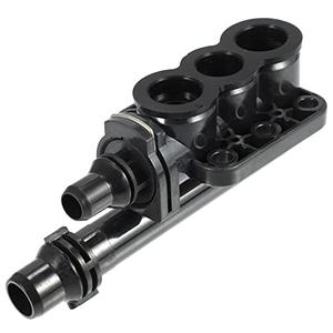 X AUTOHAUX Engine Coolant Thermostat Housing Assembly for BMW 525i 525xi 528i 528xi 530i 530xi 545i 550i 17127507982 17217559962