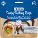 N-Bone Puppy Teething Rings Taste of Texas Queso Con Carne Flavor 3 Count (EXP 06/03/27)