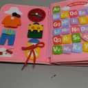 Exorany Busy Board Montessori Toys for Toddler Girl Birthday Gifts, Busy Book Sensory Learning Toys for Toddlers, Toddler Girl Airplane Car Travel Toy Educational Activities