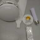 Ealken Socket Fan Light Ceiling Fans with Lights and Remote, Dimmable LED 3 Colors 3000K-6500K, 1556 Lumens Light Bulb Screw in Ceiling Fan for Bedroom, Kitchen, Living Room, Closet