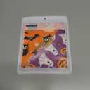 Halloween Dog Bandanas 2 Pack 4 Pattern Ghost Spider PumpkinCandle Bibs Reversible Washable Durable Fall Scarf Suitable for X-Large Breed Dog Boy and Girl