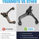 K641558 K641559 Front Lower Driver & Passenger Side Control Arms Kit Fit for Jeep Liberty 2002 2003 2004 2005 2006 2007-2pcs