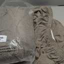 Turquoize 3 Piece Sofa Covers for 2 Cushion Couch Sofa Slipcover Soft Couch Cover for Dogs-Washable Sofa Furniture Covers with 2 Individual Cushion Covers, Thick Jacquard Fabric (Loveseat, Taupe)