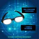 Japan Anime Manga LED Light up Glasses Eyewear Funny Toy Parody Costumes Cosplay Novelty Props Gag Gift