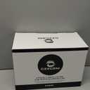 Set of 6 Glass Flour and Sugar jars with 132 Kitchen Pantry Labels - Thicken Large Glass Storage containers with Airtight Bamboo Lid - Rice Canisters for Salt Coffee(100OZ/54OZ/27OZ)