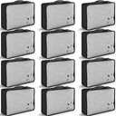 Tudomro 12 Pcs Large Packing Cubes Luggage Organizers for Suitcase Mesh Travel Organizer Bags Travel Packing Organizers for Traveling Camping Hiking