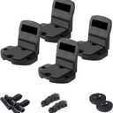 DRSPORTS Heavy Duty Universal Kayak Rack and Canoe Carrier Rooftop Mount on SUV, Car and Truck Crossbar with Bow and Stern Lines Suitable for Canoe, SUP, Kayaks, Surfboard with 2 pcs Tie Down Straps