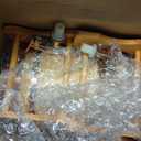 Thyle 2 Pcs 1 Liter Vintage Whiskey Barrel Cocktail Tequila Rum Spirits Liquors Whiskey Dispenser Alcohol Cask Barrel with Stand for Home Table Display Storage