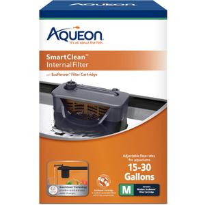 Aqueon QuietFlow Internal Filter with SmartClean Technology, Medium