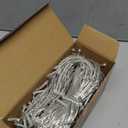 JMEXSUSS 400 LED White Christmas Icicle Lights, 38.8ft Connectable Icicle Lights for Outside Outdoor Indoor Plug in, String Light for House Patio Party Room Holiday Christmas Decorations