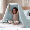 Duvet Cover Twin/Twin XL Size Set - Extra Soft Twin/Twin XL Duvet Cover 68" x 90" with 1 Pillow Sham - Hotel Luxury, Easy Care, Fade Free with Zipper Closures & Ties - Comfy & Breathable (Ice Blue)