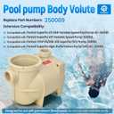350089 Pool Pump Body Volute Housing Replacement for Pentair Pump