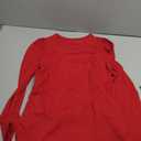 Haloumoning Girls Puff Long Sleeve T Shirts Casual Crewneck Loose Fit Tee Tops Kids Fall Clothes 140 (Red)