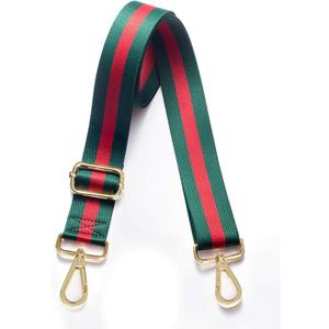 Kolti Purse Strap Replacement Crossbody Handbag Stripe Wide Adjustable (Gold Buckle-14)