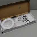 Plant Lights for Indoor Plants, Cord Hidden Standing Grow Lights for Indoor Plants Full Spectrum, LED 20w Plant Lamp with 3/9/12 H Timer,10 Brightness,70" Height Adjustable,White