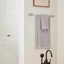 Amerock Glacio 24" Clear/Brushed Nickel Towel Bar