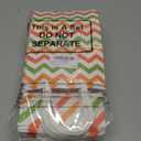 TaoBary 100 Pcs Paper Fall Gift Bags Bulk with Handle Colorful Stripe Wave Polka Dot Treat Goodie Candy Bags for Fall Autumn Thanksgiving Party Favor Supplies