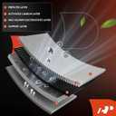 A-Premium Cabin Air Filter with Activated Carbon - Compatible with Tesla Model S 2016 2017 2018 2019 2020 2021 2022 2023 - Behind Glove Box - Replace# 1072736-00-B