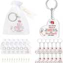 2 x 36 108 Pcs Nurse Gifts Bulk Nurse Keychain, RN Graduation Gifts for Nurses Week Gift for Nursing Appreciation Gift