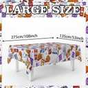 Bell Table Cover Mexican Burrito Quesadilla Food Beverage Taco Cinco de Mayo Theme Tablecloths Decorations for Birthday Dining Banquet Fiesta Picnic Anniversary Wedding Party Supplies 53 x 108 inches