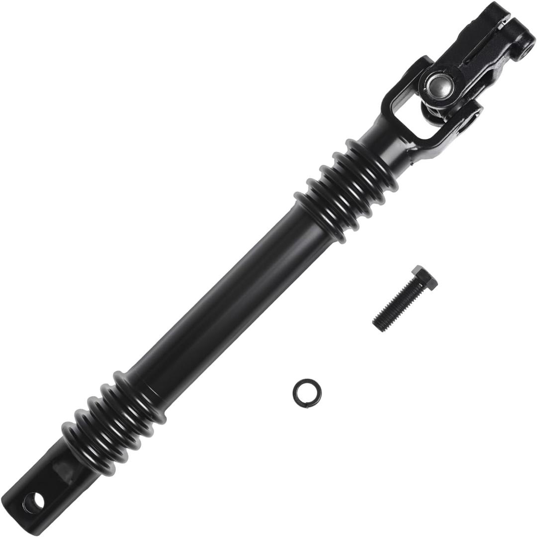 AUQDD Lower Intermediate Steering Shaft w/U Joint Fit for Cadillac Escalade [GMC Sierra Yukon XL 1500 ] Chevy Avalanche Silverado Tahoe (Steering Column Replace # 425-179 425-130 25958109 26078079)