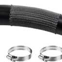 Dreyoo Molded Coolant Hose - Compatible with ACDelco/Gates, 24647L, 23460, Upper Radiator Hose Compatible with Subaru Forester 2.5L(2009-2018),Impreza 2.5L/2.0L(2008-2021), Included 2 Clips