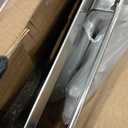 Salon Tray on Wheels Height Adjustable Metal Rolling Tray for Tattoo, Hair Salon & Spa, Silver