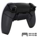 eXtremeRate Black Rubberized Grip Programable Rise 2.0 Remap Kit for PS5 Controller BDM-010 BDM-020 Models, Custom Upgrade Board & Redesigned Back Shell & Back Buttons Set for PS5 Controller