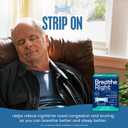 Breathe Right Nasal Strips, Extra Strength Clear Nose Strips, Drug-Free Nasal Congestion Relief for Better Breathing, Help Relieve Snoring, Caused by Colds & Allergies, Deviated Septum, 44ct