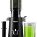 Juicer Machines with Wide Mouth & Large Feed Chute, Slow Masticating Self Feeding High Juice Yield