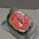 Inflatable Dog Cone Collar with Detachable Enhanced Anti-Licking Shield, Soft Neck Donut Collar for Dogs After Surgery, Adjustable Dog Cone Alternative for Large Medium Small Dogs & Cats (MNeck 8"-11", Watermelon)