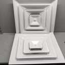 AS-2X2-SPL10 2-PK Lay-in Supply, 10" (2-Pack), White