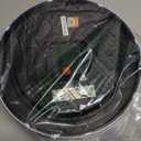 TIMESS Wall Clock, 10" Dial Non-Ticking Silent Battery Operated Analog with LCD Display for Perpetual Calendar and F° Temperature, Ideal Modern Home, Bedroom, Kitchen, Office Decor (Blue)