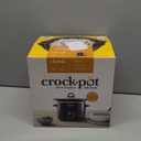 Crock-Pot 2-Quart Manual Slow Cooker, Feeds 2+ People, Great for Small Meals, Dips, & Sides; Removable Stoneware is Oven & Dishwasher Safe, Black