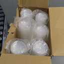 500 Pack 9 oz Clear Plastic Cups, 9 Ounce Disposable Cups for Parties, Picnics, BBQs, Travel, Halloween, Christmas Party, and Events