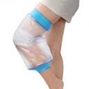 Asunby Knee Cast Cover for Shower Waterproof Bandage Cast covers Protector for Knee Replacement Surgery, Wound, Burns Watertight Protection Reusable