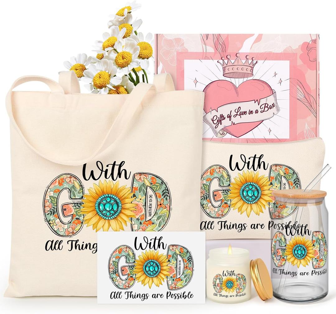 Christian Gifts for Women, Inspirational Birthday Gifts for Women Religious, Spiritual Religious Baptism Gifts, Encourage Gifts for Women Friends Female Sister Wife Girlfriends Coworker Mom Boss Lady