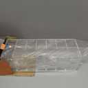 FEMELI Belt Organizer, Acrylic 7 Compartments Container Storage Holder, Clear Display Case for Closet Tie and Bow Tie