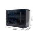 12V Car Air Conditioner Portable Car Cooling Fan That Blow Cold Air Universal for Vehicles Truck RV SUV Boat Golf, Car Dashboard AC Fans with Cigarette Lighter Plug in