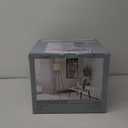 ALLDIO Tripod Floor Lamps for Living Room, Modern Standing Lamp with Drum Shade, Simple Industrial Tall Lamp, 9W LED Bulb Included - Brass