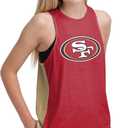 FOCO Womens NFL Team Logo Tie-Breaker Tank Top Shirt (L)