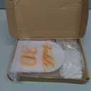 30 Sets Arch Acrylic Sign Gold Printed 1-30 Table Signs with Stands Calligraphy Clear Table Number Display Stand for Wedding Reception Event Party Restaurant Centerpieces Decor (5 x 7 Inch)