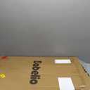 Babelio Baby Gate for Doorways and Stairs, 26-31" Pet Gate with Wide Walk Thru Door and Lock Indicator, No Drill Pressure Mounted Safety Gate with Double Lock and Self-Closing, White