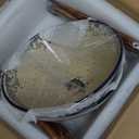 2 x 40 OZ ceramic ramen bowls, 8 IN large Japanese noodle soup bowl, match chopsticks and spoons, suitable for Pho, Udon Asian noodles (Black color 2 set)