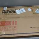 TETOTE Brushed Nickel Mirror 20 x 30 Beveled Edge Tempered Glass, Rounded Corner Rectangle Bathroom Mirror for Over Sink for Modern Bathroom, Living Room, Bedroom, Entryway